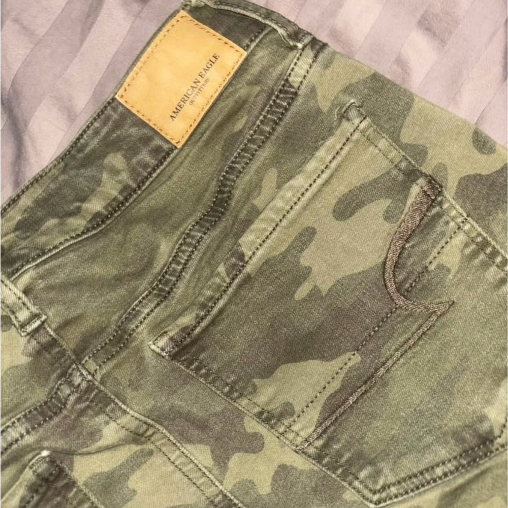 American Eagle Camouflage Skinny Jeans